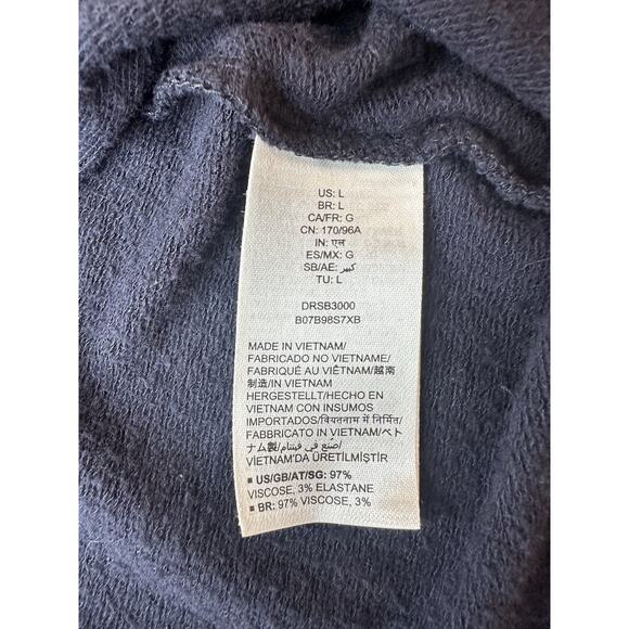 Daily Ritual Women's Cozy Knit Relaxed-Fit Long-Sleeve Sweatshirt Dress L 2219 - Picture 8 of 8